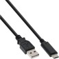 S-Impuls USB-A Adapterkabel USB-C 2.0 3m Sort S-Impuls USB-A Adapterkabel USB-C 2.0 3m Sort